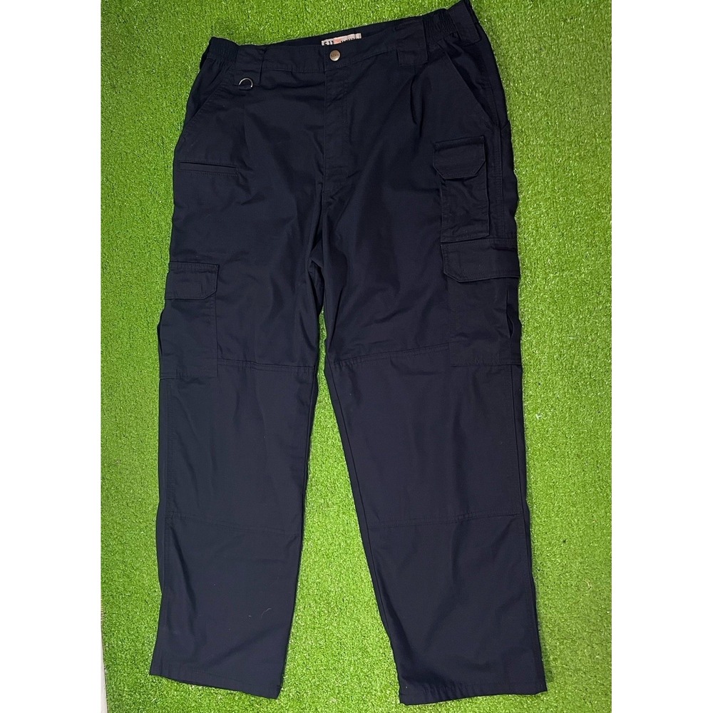 5.11 Tactical Stryke Cargo Pants 36 x30 Navy Blue EMT uniform Ripstop Outdoor‎